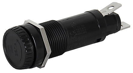 Schurter 10A Panel Mount Fuse Holder for 6.3 x 32mm Fuse, 1P, 600V ac