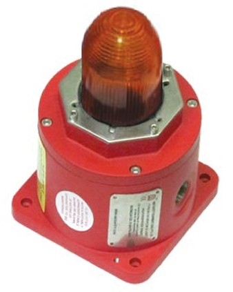 Moflash BC150 Series Amber Flashing Beacon 240V dc, Xenon Bulb Wall, IP66