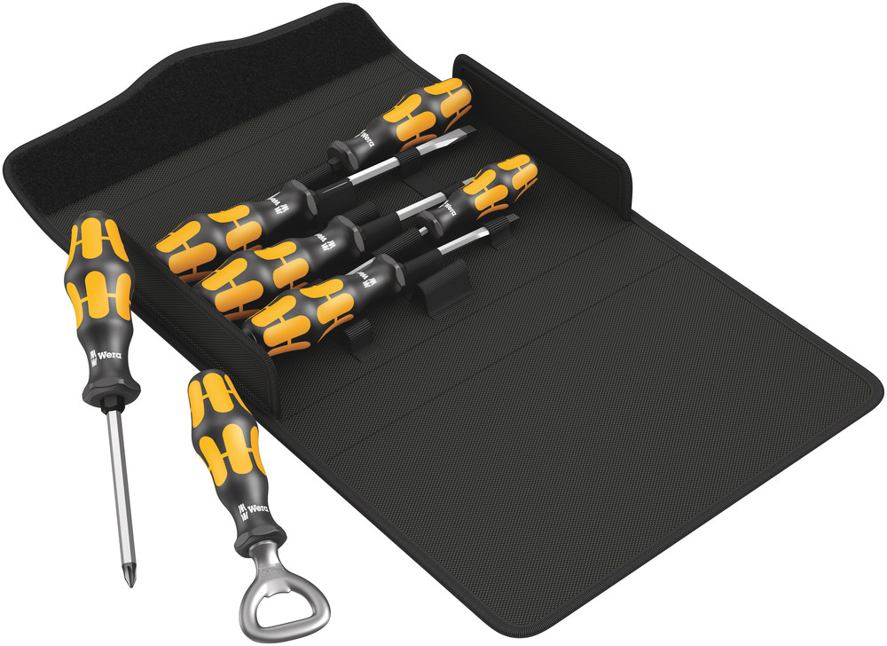 Wera Phillips; Slotted Screwdriver Set, 7-Piece