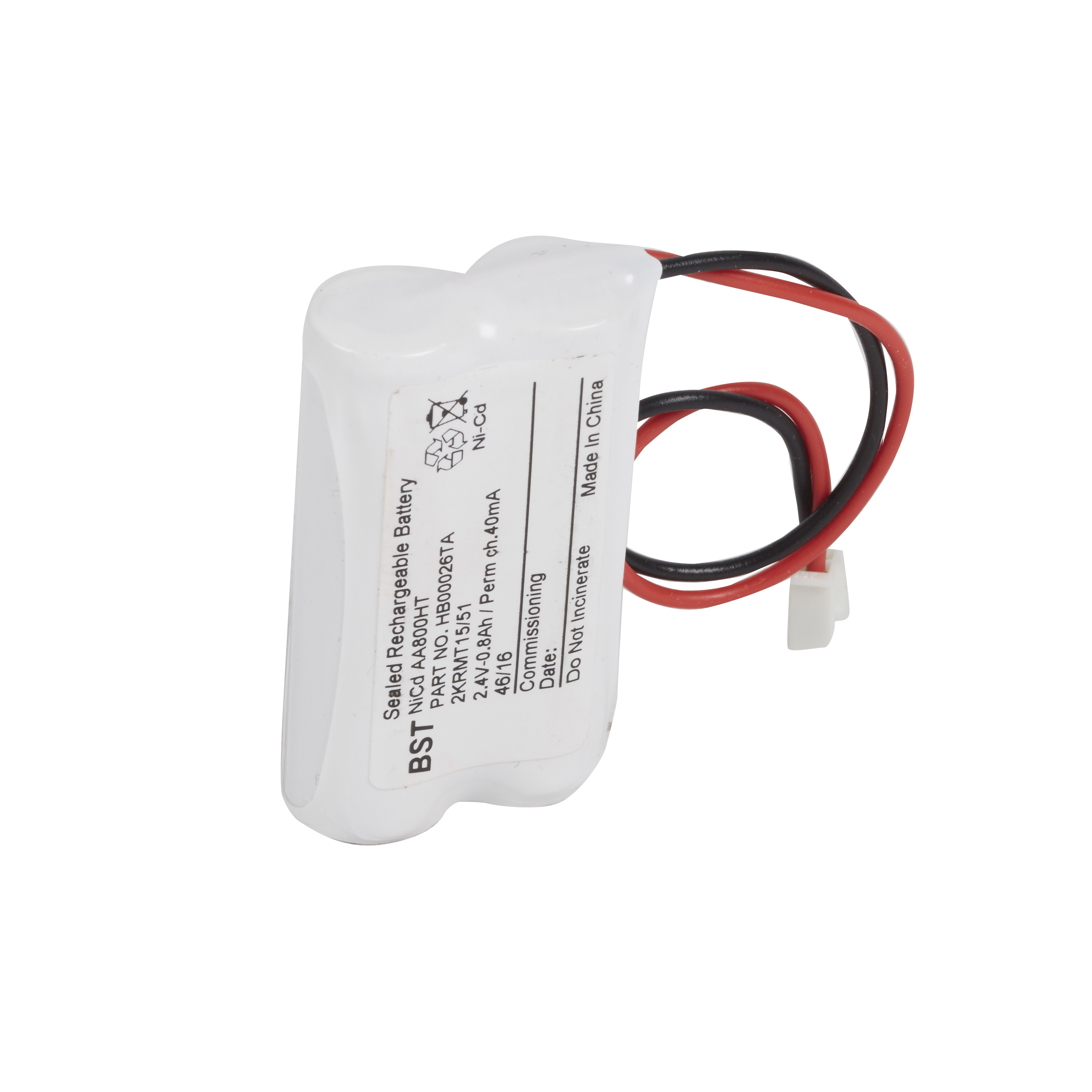 Legrand NiCd Rechargeable Battery Pack, 800mAh