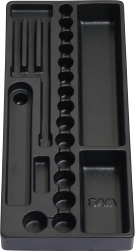 SAM ABS Tool Tray, inner Dimensions 405 x 180 x 40mm, W 180mm, L 405mm, H 40mm