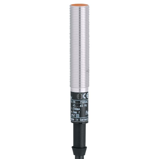 ifm electronic Inductive Threaded Barrel Proximity Sensor, M12, 2 mm Detection, PNP/NPN NO/NC, 10 → 55 V dc