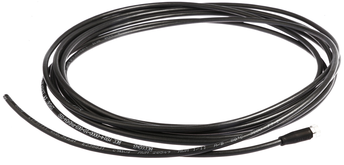 BALLUFF Female 4 way Straight to Unterminated Sensor Actuator Cable, 5 m