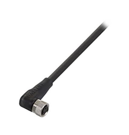 BALLUFF Female 4 way Right Angle to 4 way Unterminated Sensor Actuator Cable, 2 m