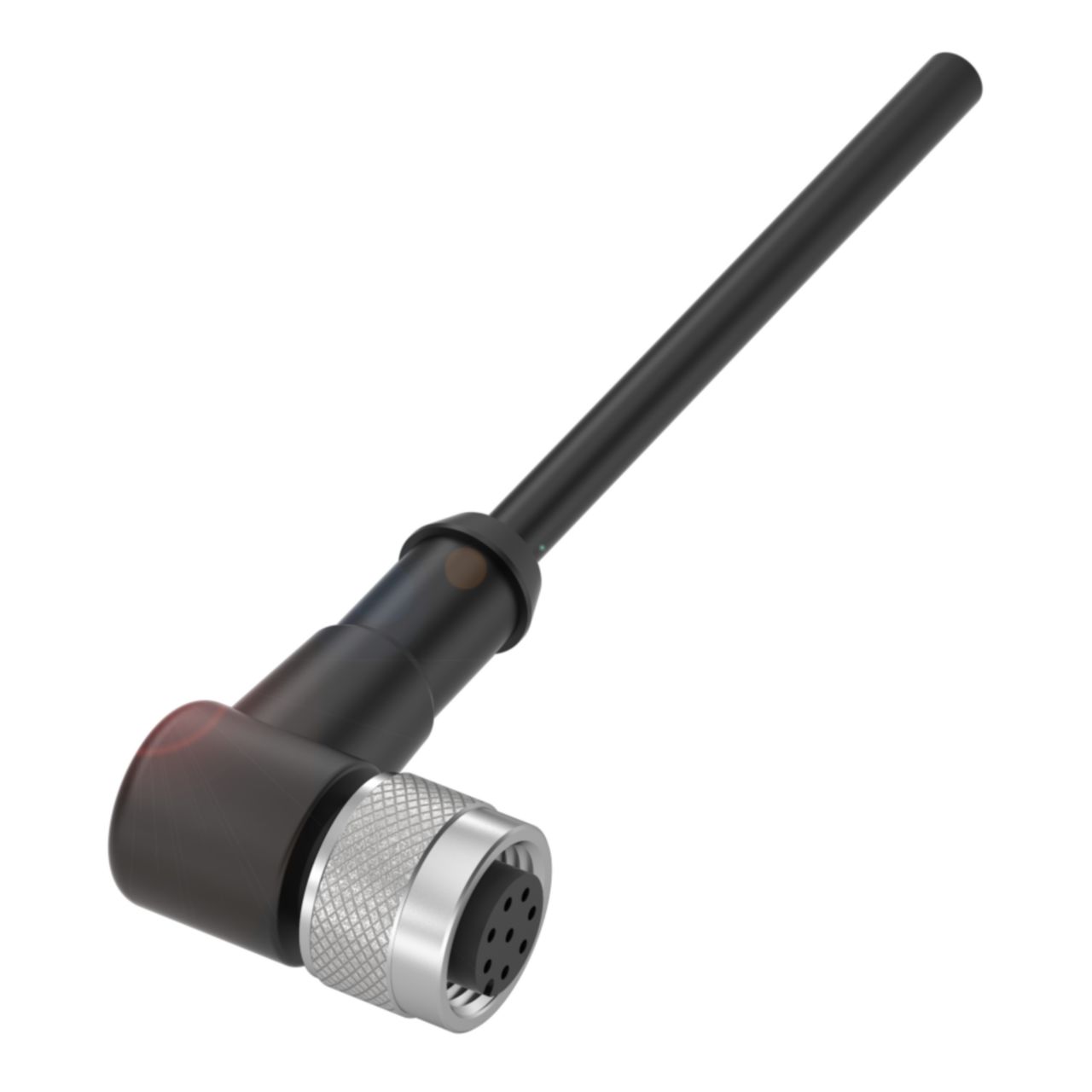 BALLUFF Female 8 way Right Angle to Unterminated Free End Sensor Actuator Cable, 5 m