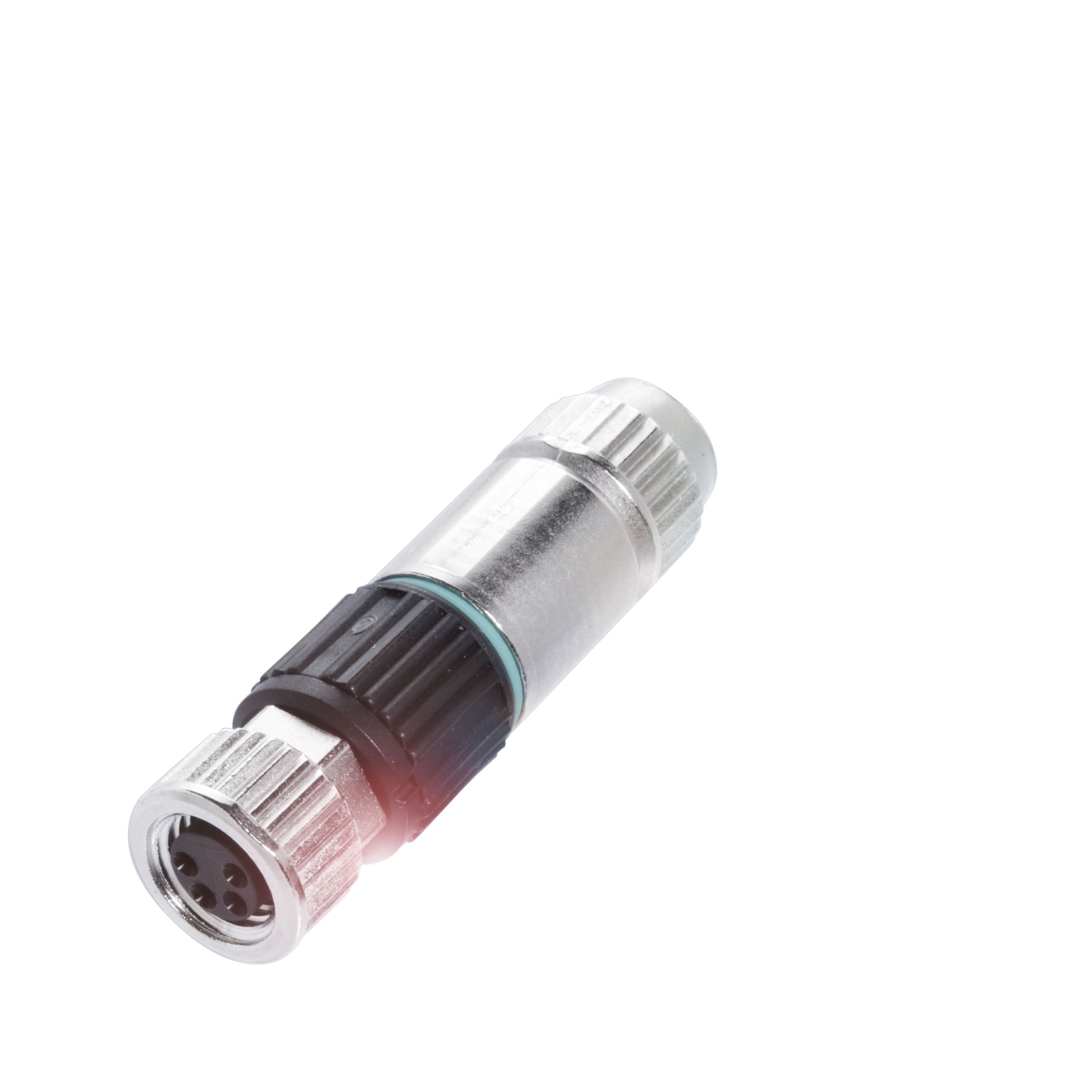 BALLUFF Circular Connector, 4 Contacts, Cable, M8 Connector, Socket, Female, IP67, BKS-S216-RT14 Series