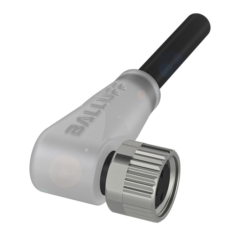 BALLUFF Female 4 way Right Angle to Male 4 way Unterminated Sensor Actuator Cable, 5 m
