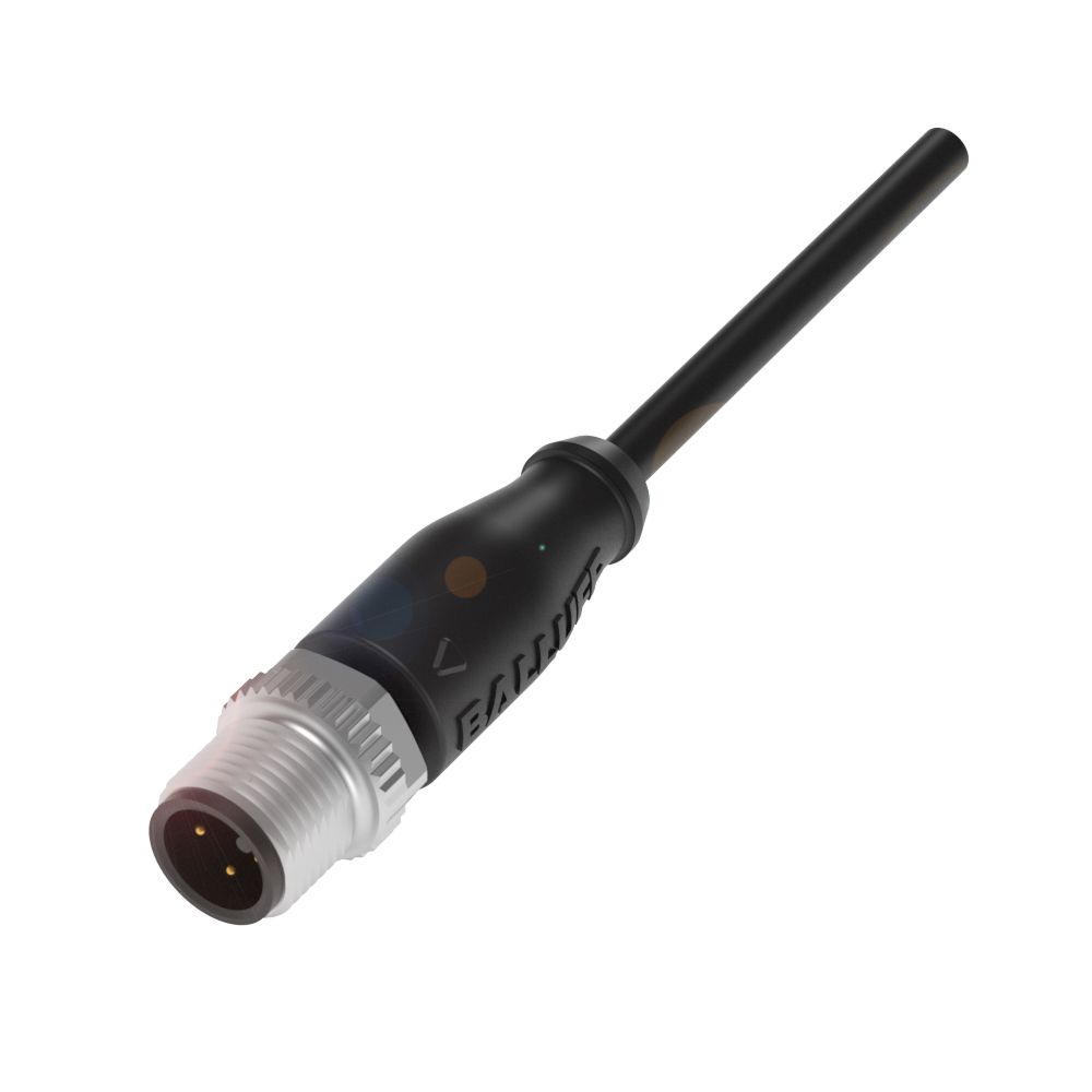 BALLUFF Male 4 way Straight to Male 4 way Unterminated Sensor Actuator Cable, 2 m