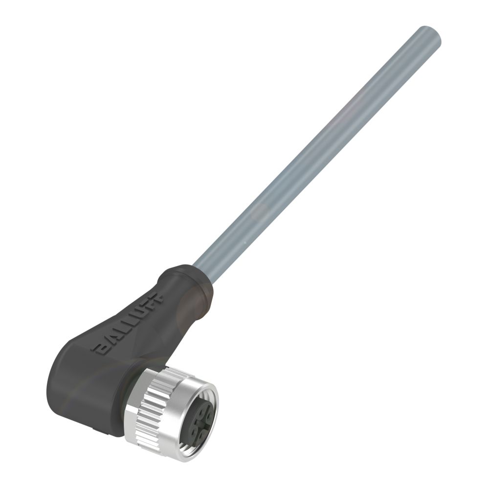 BALLUFF Female 4 way Right Angle to Unterminated 4 way Unterminated Sensor Actuator Cable, 10 m