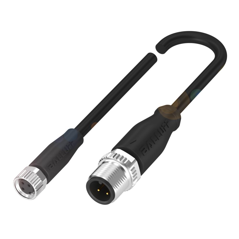 BALLUFF Female 4 way Straight to Male 4 way Straight Sensor Actuator Cable, 300 mm