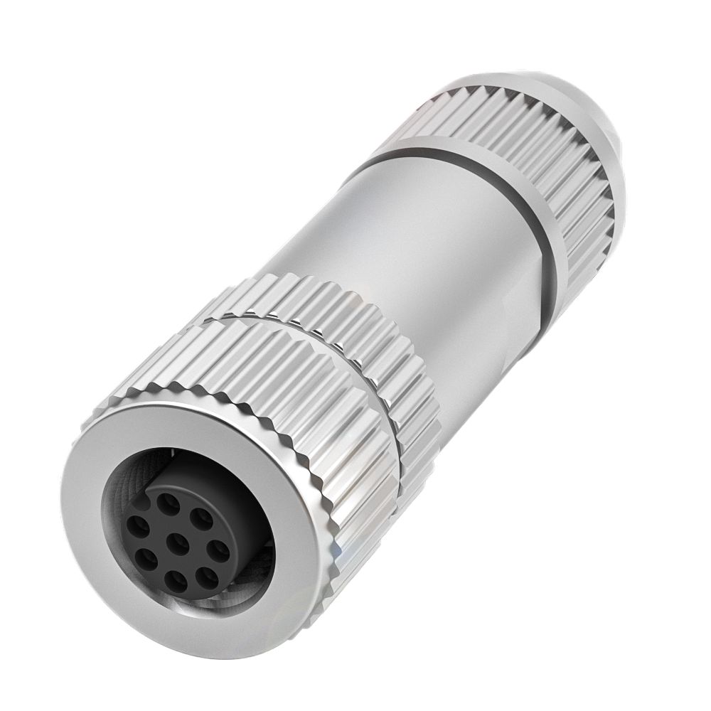 BALLUFF Circular Connector, 8 Contacts, Cable, M12 Connector, Socket, Female, IP67, BCC M478-0000-1A-000-43X834-000