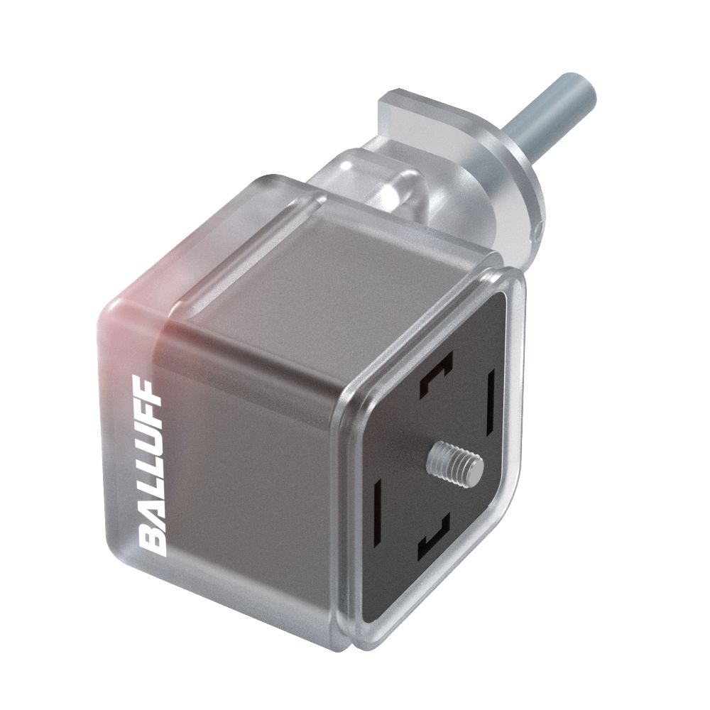 BALLUFF Male 4 way Right Angle to Male 4 way Unterminated Sensor Actuator Cable, 2 m