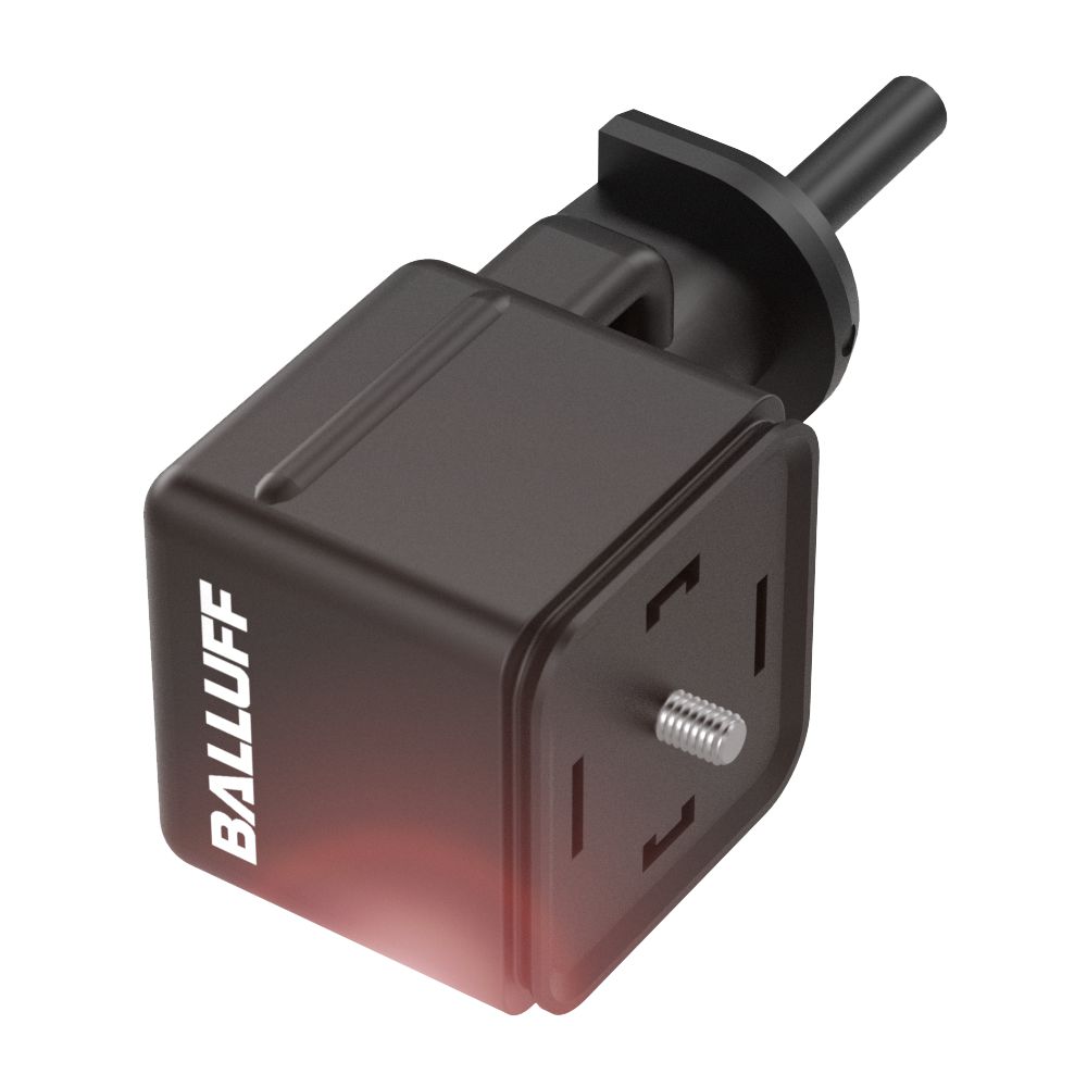 BALLUFF Male 4 way Right Angle to Male 4 way Unterminated Sensor Actuator Cable, 5 m
