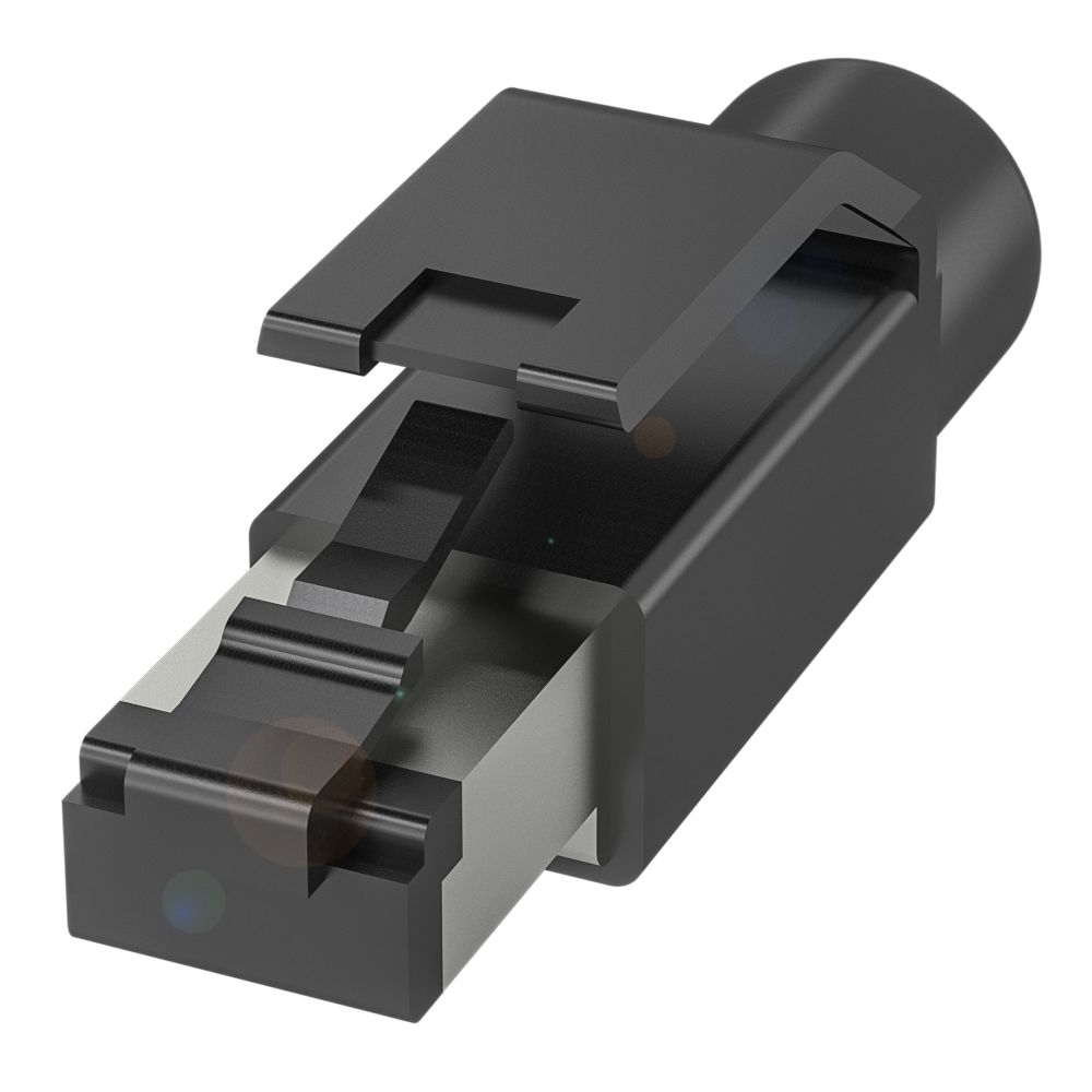 BALLUFF RJ45 Connector, 4 Contacts, Cable, Plug, Male, IP20