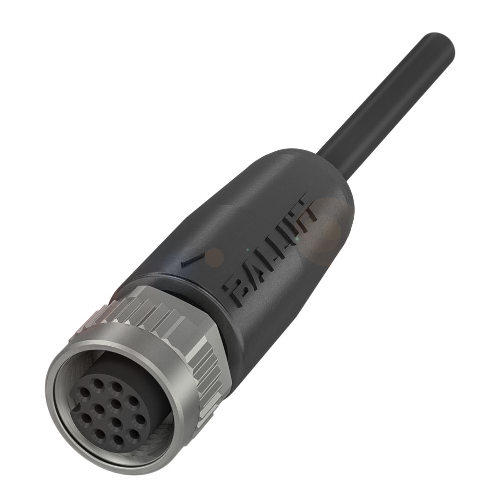BALLUFF Female 4 way Straight to Male 4 way Unterminated Sensor Actuator Cable, 5 m