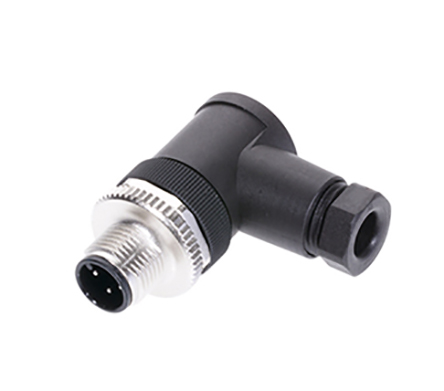 BALLUFF Circular Connector, 4 Contacts, Cable, M12 Connector, Plug, Male, IP67, BCC06ZC Series