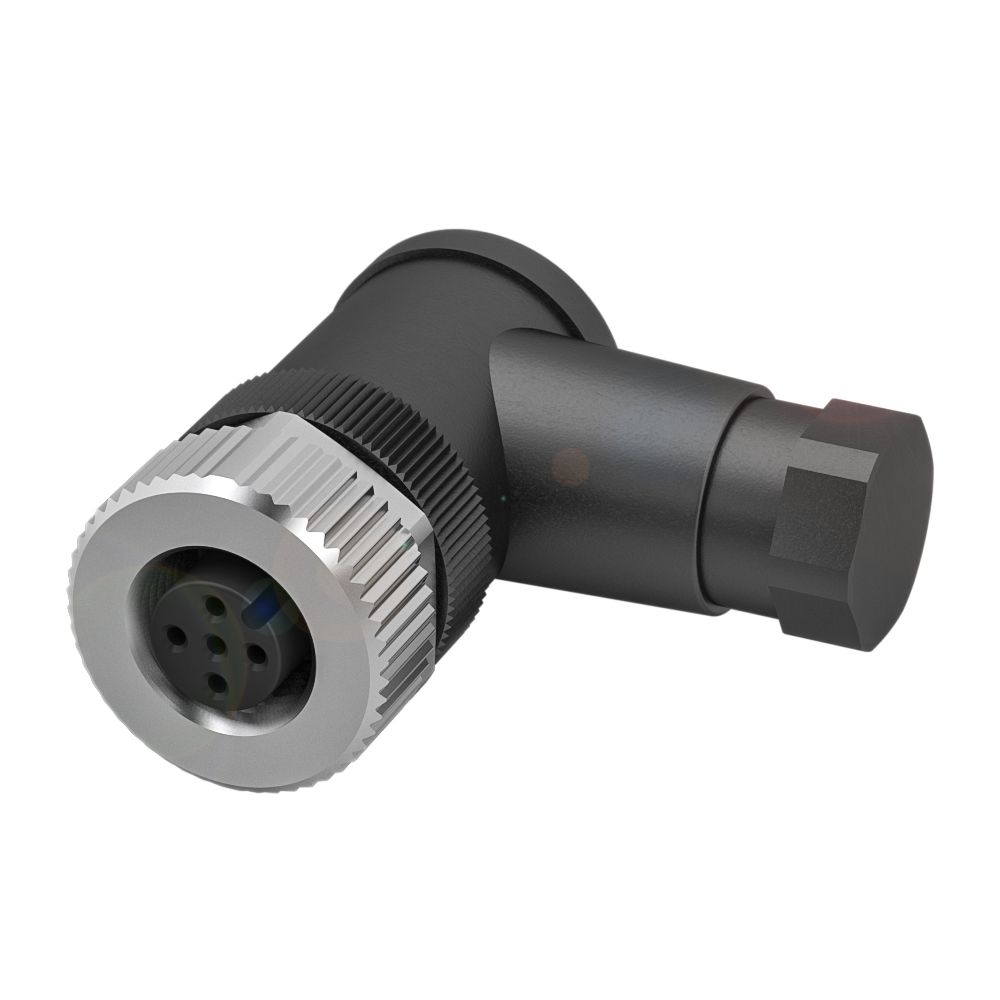 BALLUFF Circular Connector, 5 Contacts, Cable, M12 Connector, Socket, Female, IP67, BCC M445-0000-1A-000-41X575-000