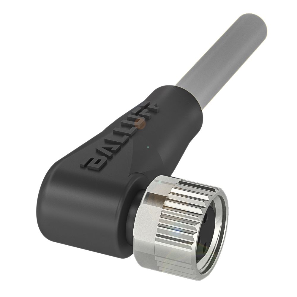BALLUFF Female 4 way Right Angle to Unterminated 4 way Unterminated Sensor Actuator Cable, 3 m