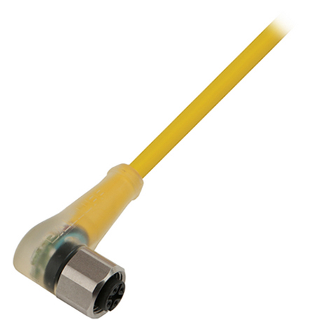 BALLUFF Female 5 way M12, Right Angle to 5 way Unterminated Sensor Actuator Cable, 5 m