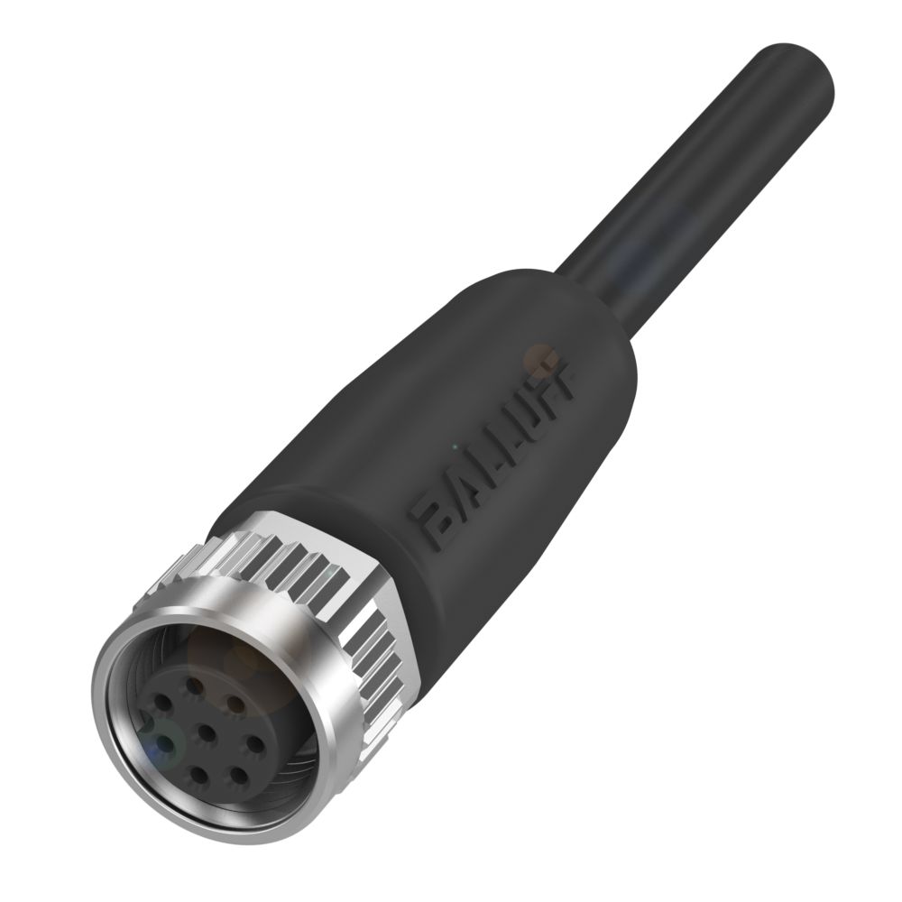BALLUFF Female 4 way Straight to Male 4 way Unterminated Sensor Actuator Cable, 20 m