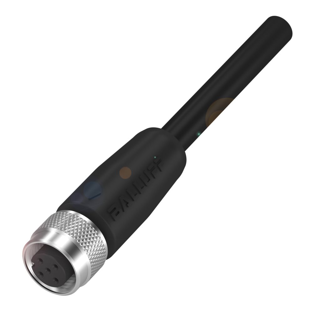 BALLUFF Female 4 way Straight to Male 4 way Unterminated Sensor Actuator Cable, 25 m