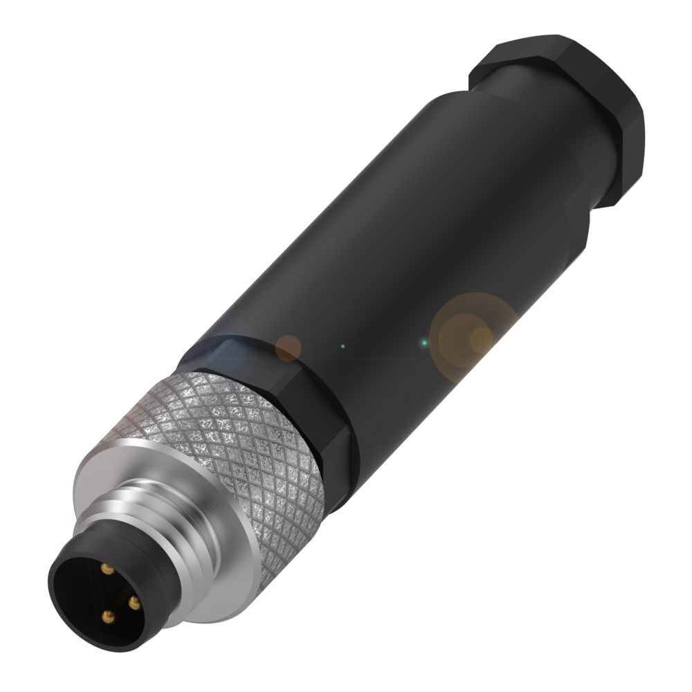 BALLUFF Circular Connector, 3 Contacts, Cable, M8 Connector, Plug, Male, IP67, BCC M333 Series