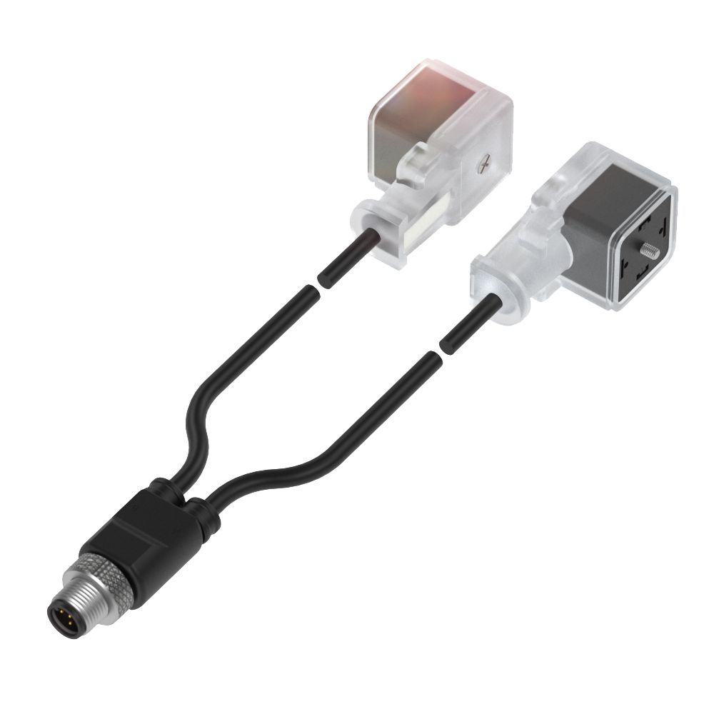 BALLUFF 5 way M12 Male to Industrial Automation Cable Assembly, 0.5 m