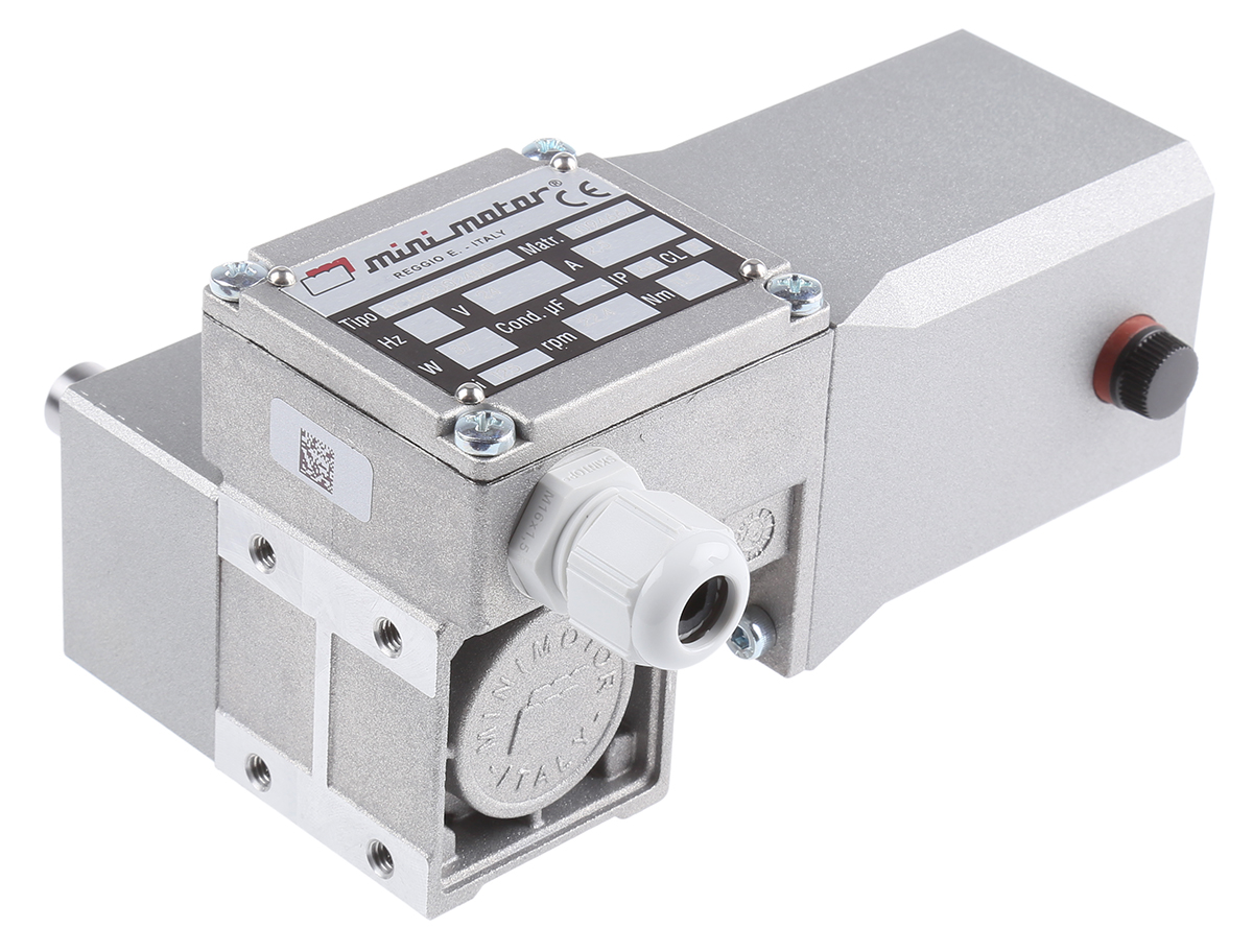 Mini Motor Brushed Geared DC Geared Motor, 37 W, 24V dc, 11.5 Nm, 22rpm, 12 mm Shaft Diameter