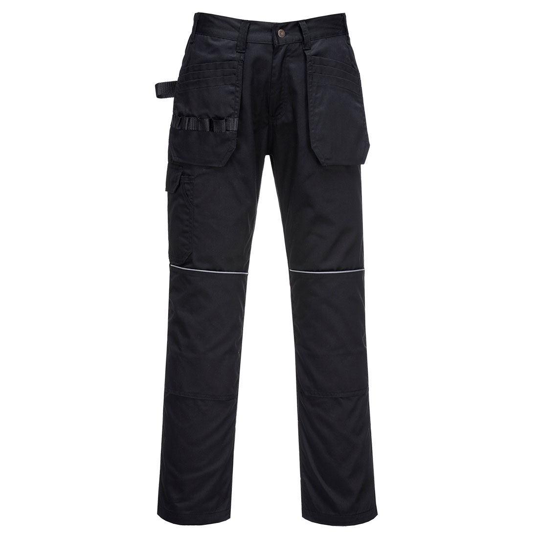 Portwest C720 Unisex's Black 35% Cotton, 65% Polyester, Size 30 Waist Size 30 in W 31in L