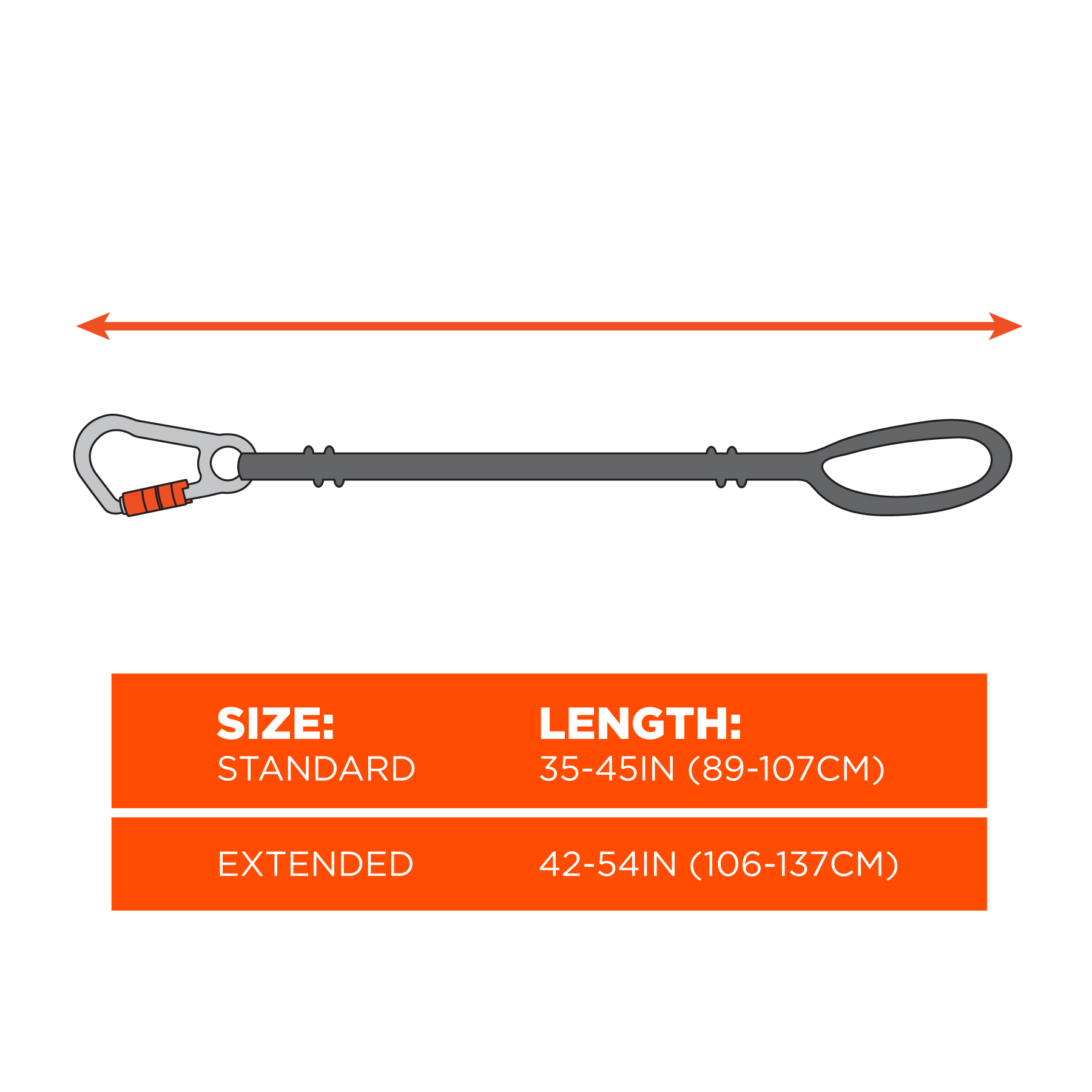 Ergodyne Standard Aluminium, Elastic, Nylon Tool Lanyard Lanyard, 4.5kg Capacity