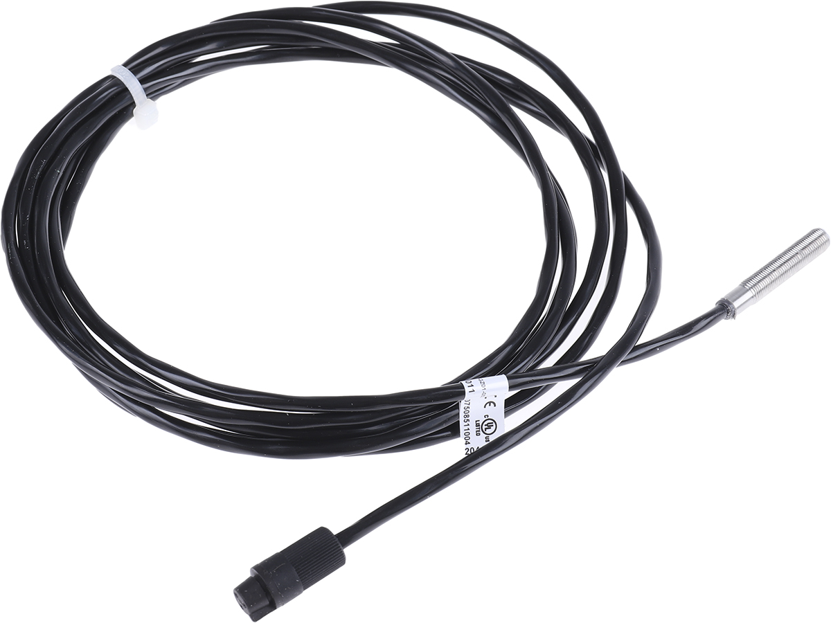 BALLUFF BCS M05T4C-XXS10C-EP02-GZ01-002 Threaded Barrel Capacitive Proximity Sensor M05 1 mm, M5 x 0.5 Amplifier