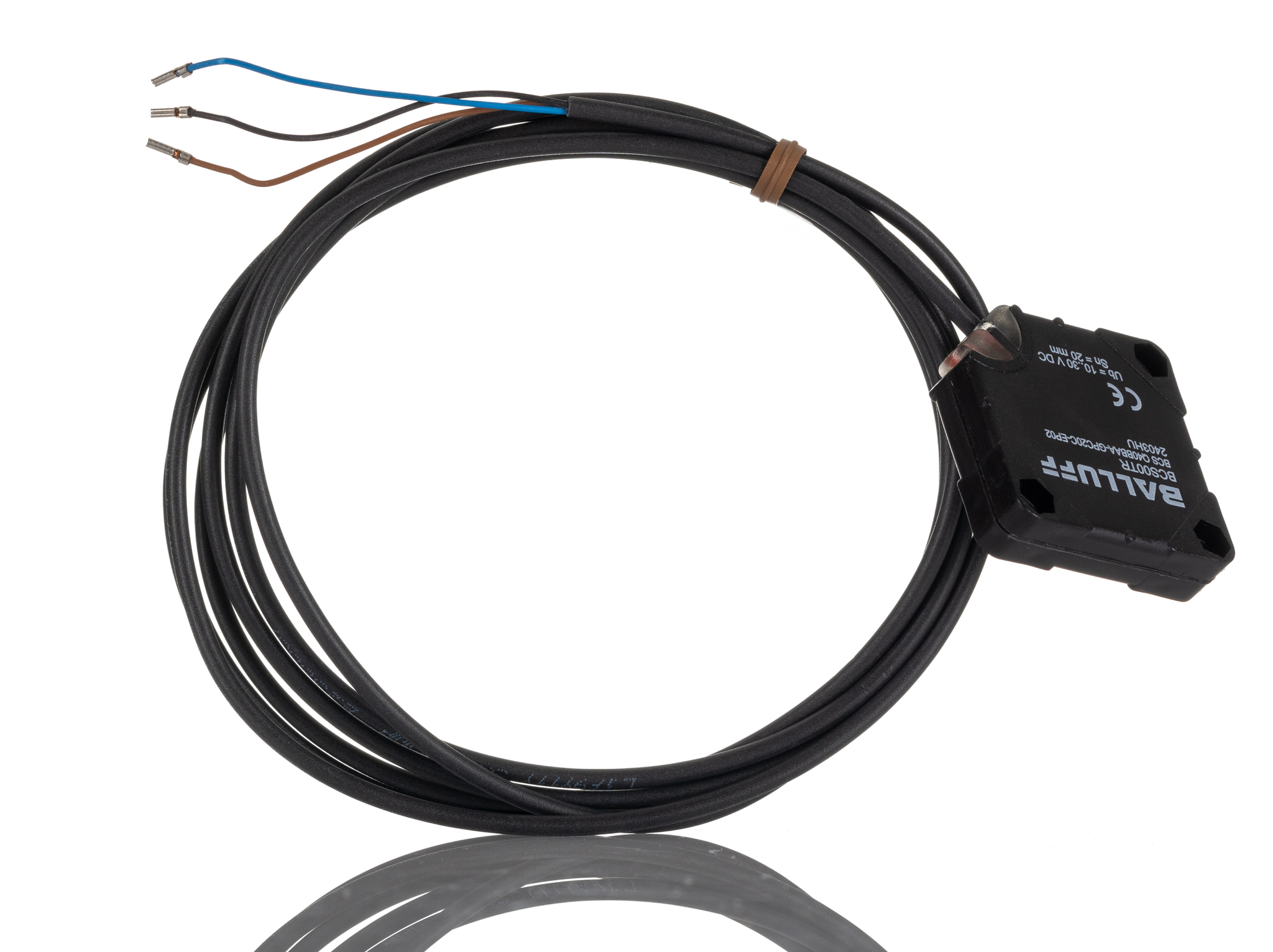 BALLUFF BCS Q40BBAA-GPC20C-EP02 Block Capacitive Proximity Sensor Q40 20 mm PNP/NPN 100mA 30V 30 V dc