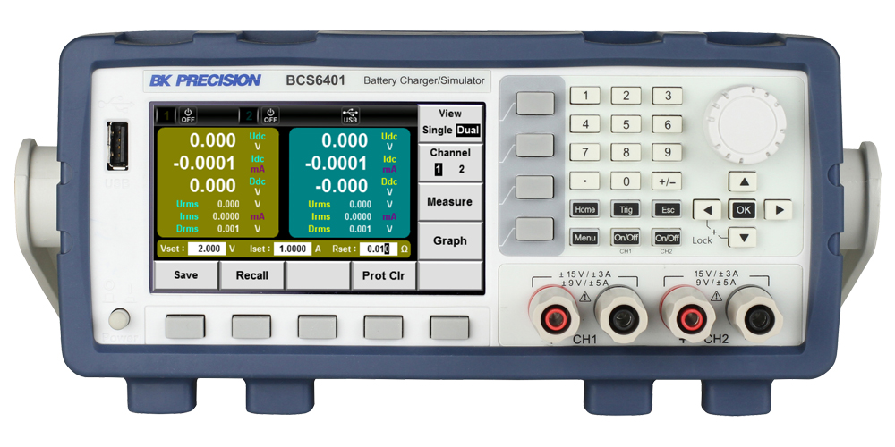 BK Precision Digital Bench Power Supply, 2-Output 0 V to  15V, 90 W, 5 A Max