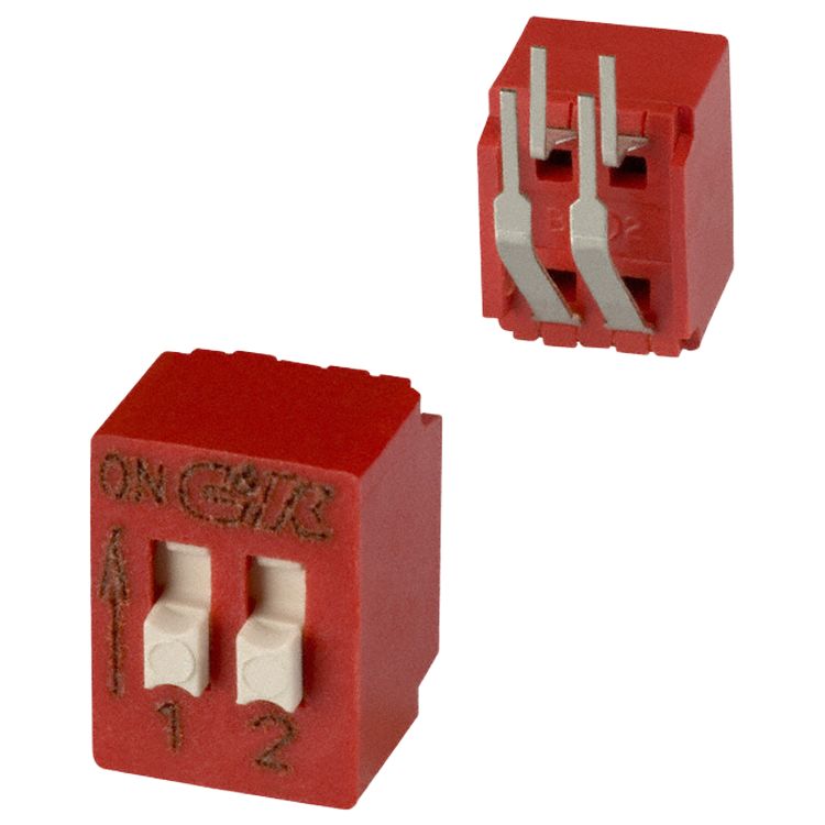 C & K Extended DIP Switch Through Hole Solder