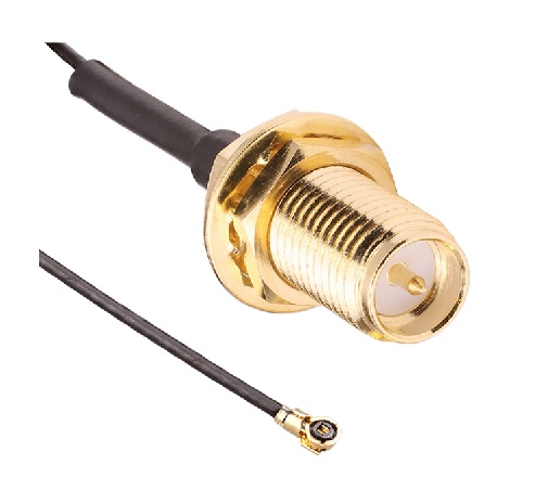 Linx CSJ-RGFB Series RP-SMA to MHF4, 100 mm 50 Ω