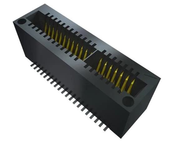 Samtec MEC1 Series Vertical Male Edge Connector, Surface Mount, 80-Contacts, 1mm Pitch, 2-Row