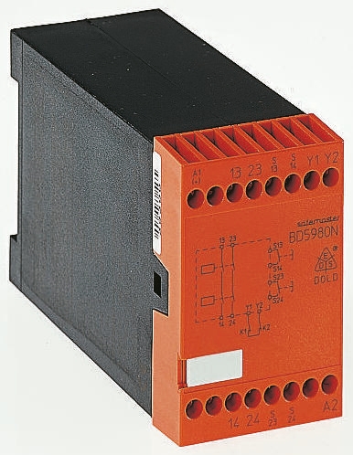 Dold BD 5980N, 24V dc Safety Relay Safety Relay Safety Interlock Switch, 2 Safety Contacts