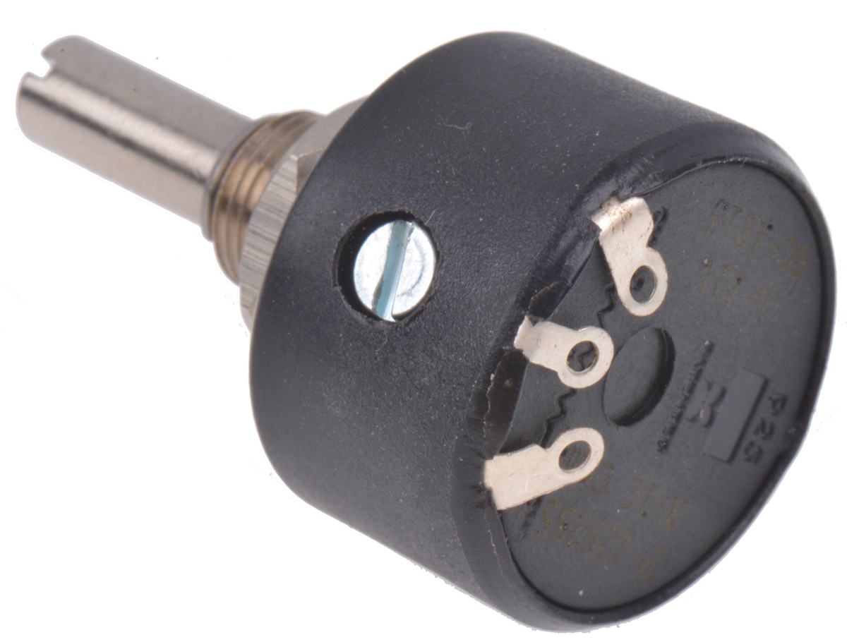 173-0728 RS PRO 10Ω Wirewound Potentiometer Panel Mount