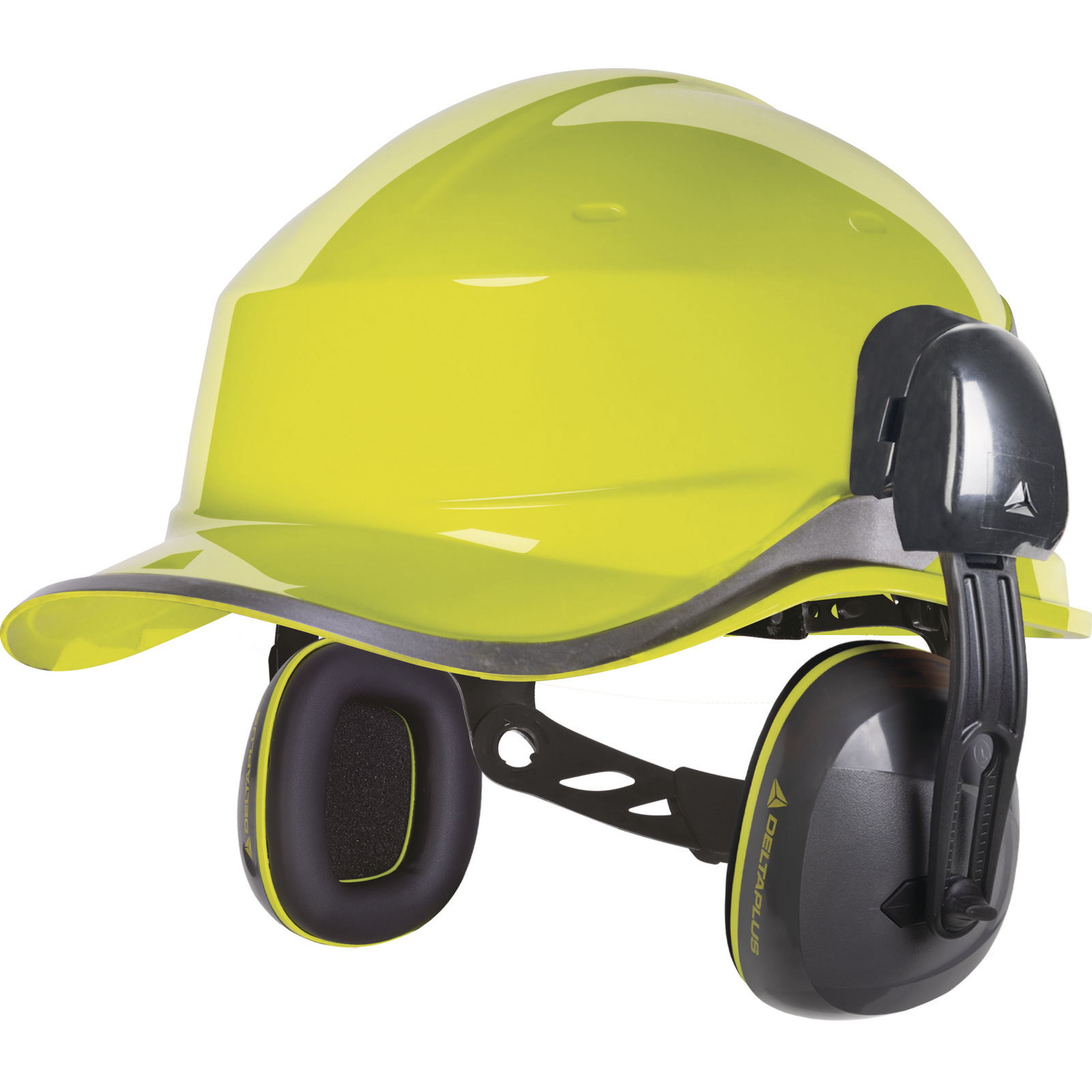 Delta Plus INTERLAGOS LIGHT HE Wireless Ear Defender with Helmet Attachment, 26dB, Grey, Noise Cancelling Microphone