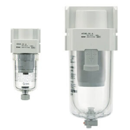 SMC 120 l/sec. G 1/4 Mist Separator, 0.01μm filtration