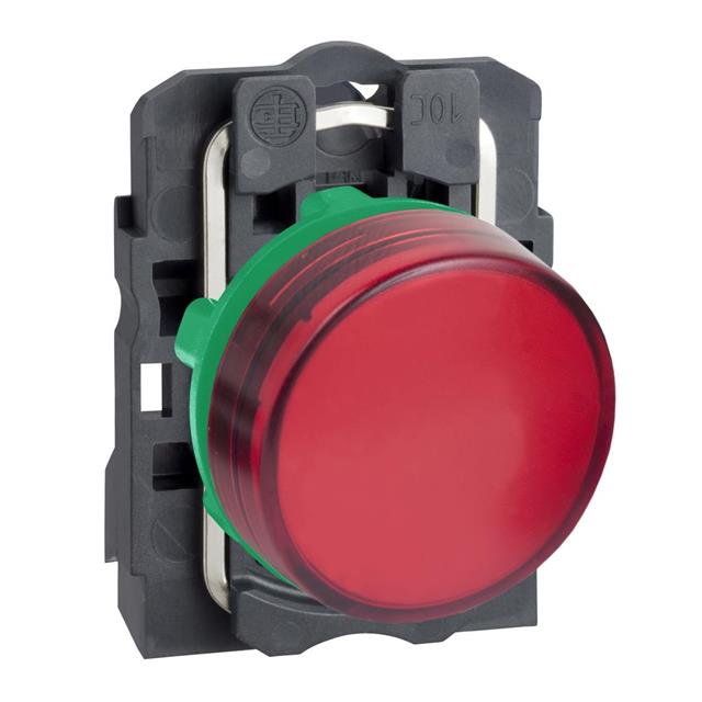 xb5avm4 Schneider Electric Harmony XB5 Red LED Pilot Light, 22mm Cutout, IP66, IP67, 240 V ac