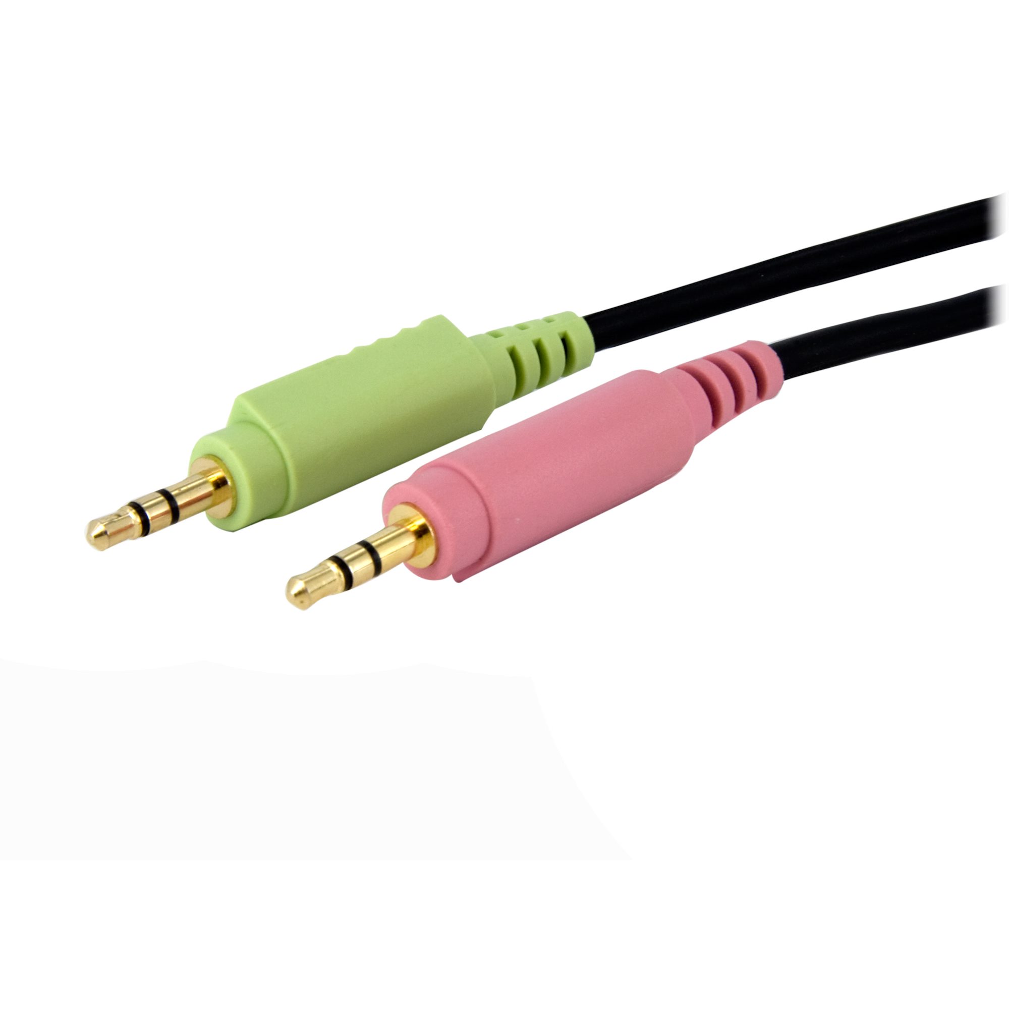 dvid4n1usb6 StarTech.com Male 3.5mm Stereo Jack x 2; DVI-D Dual Link; USB A to Male 3.5mm Stereo Jack x 2; DVI-D Dual Link; USB B