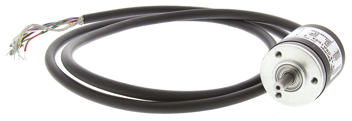 Baumer BDK Series Optical Incremental Encoder 5V dc, 1024 ppr ppr, TTL, RS422 Signal, Solid Type, 5 mm Shaft