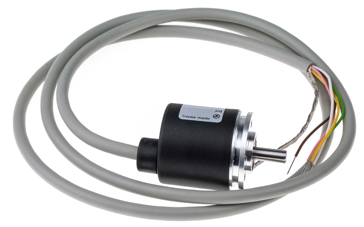Baumer BDK Series Optical Incremental Encoder 30V dc, 1024 ppr ppr, HTL/Push Pull Signal, Solid Type, 5 mm Shaft
