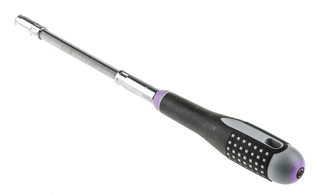 be-7607 Bahco Hexagon Nut Driver, 7 mm Tip, 150 mm Blade, 272 mm Overall