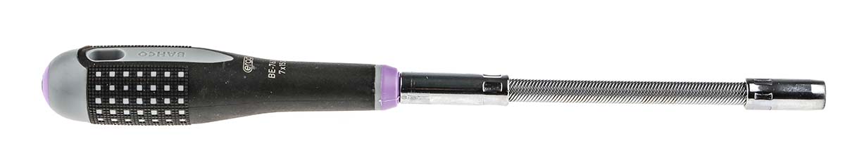 be-7607 Bahco Hexagon Nut Driver, 7 mm Tip, 150 mm Blade, 272 mm Overall