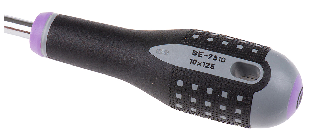 be-7810 Bahco Hexagon Nut Driver, 10 mm Tip, 125 mm Blade, 247 mm Overall