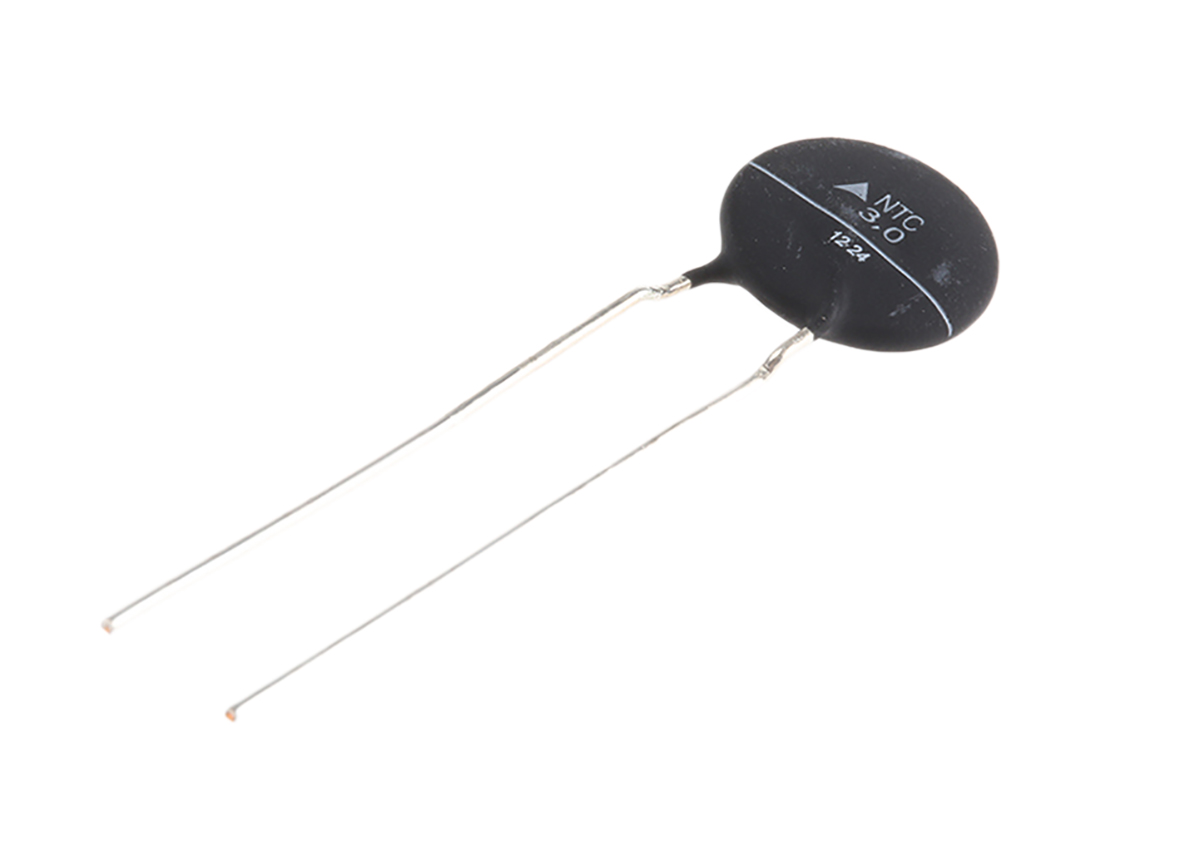 EPCOS Thermistor, 3Ω Resistance, NTC Type, 14.5 x 7 x 22mm