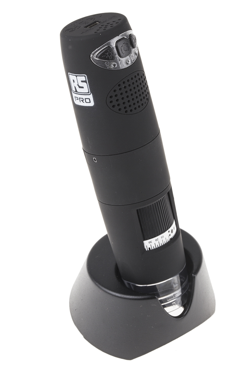 126-1724 RS PRO Wi-Fi  Digital Microscope, 1280 x 1024 pixels, 5 → 200X Magnification
