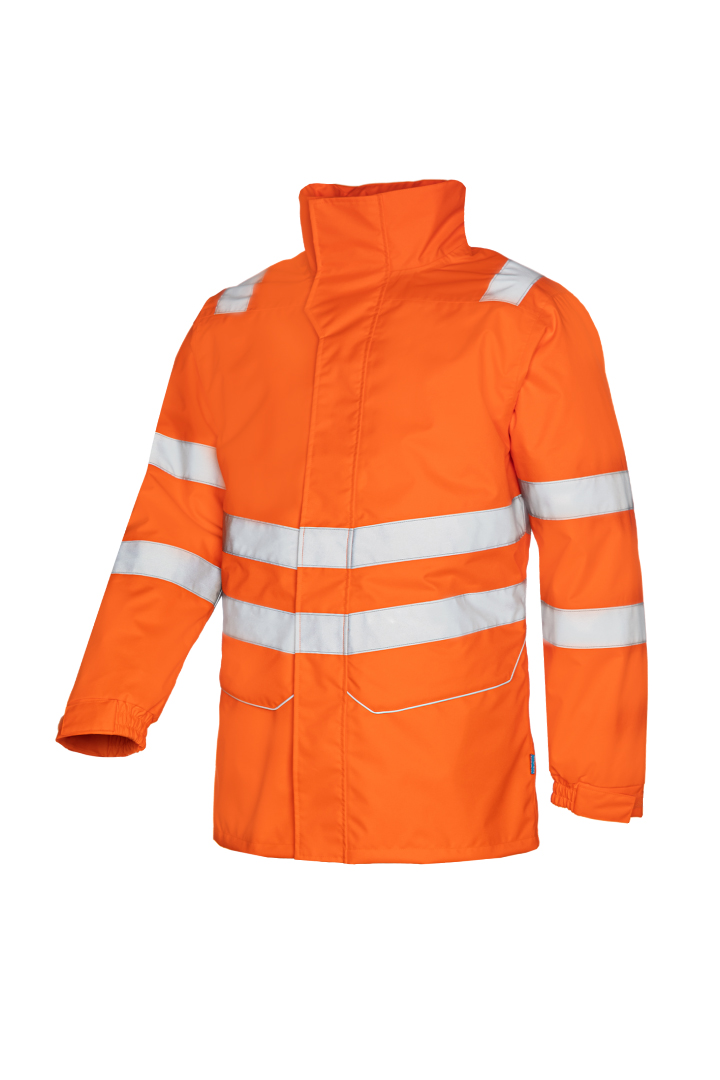 Sioen 628AA2EU1 Orange Unisex Hi Vis Jacket, XXL
